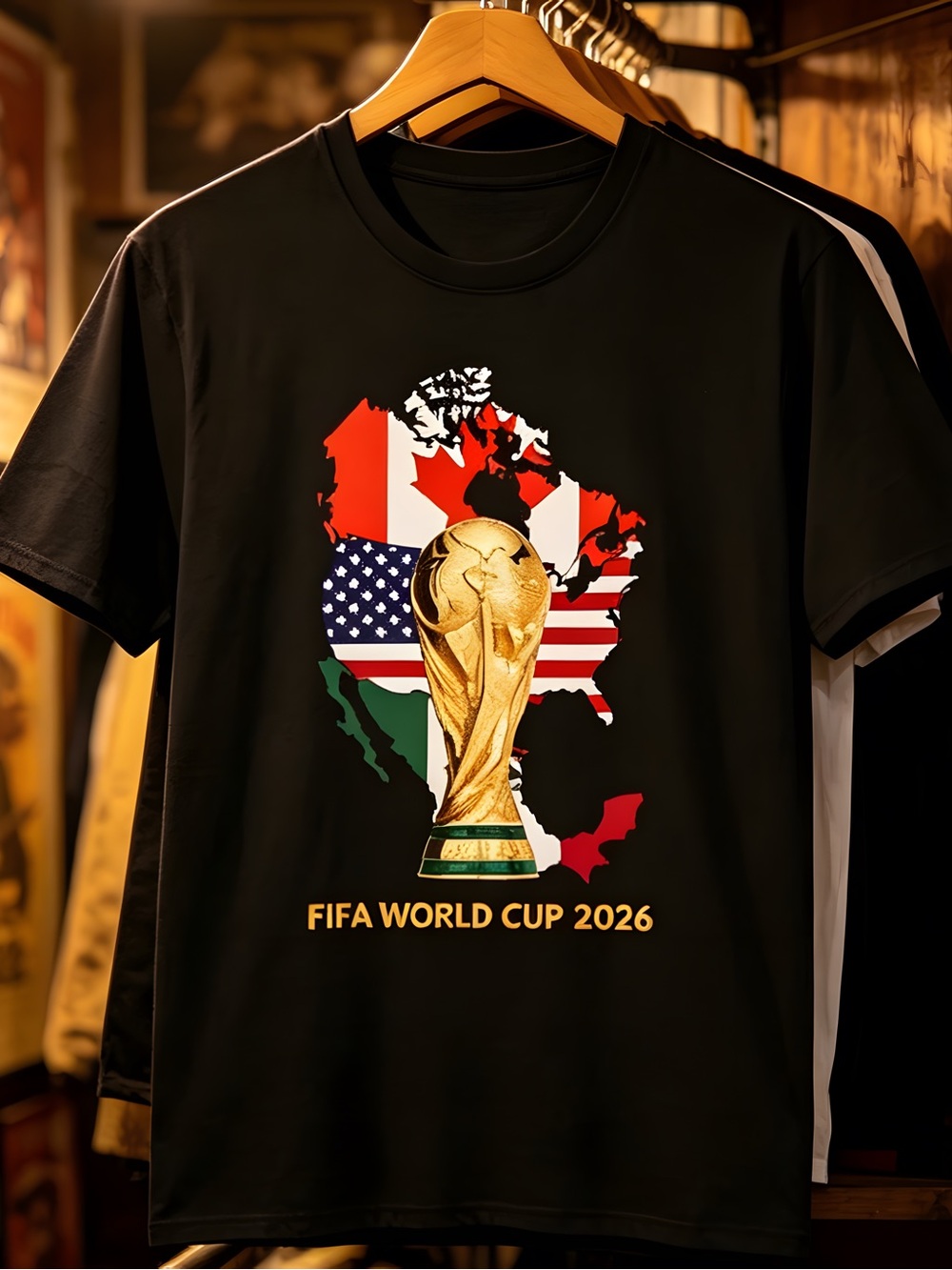 FIFA World Cup 2026 T-Shirt Unisex Softstyle, USA Canada Mexico Unisex T Shirt